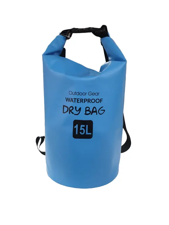 Dry bag seafans 15 Liter blue