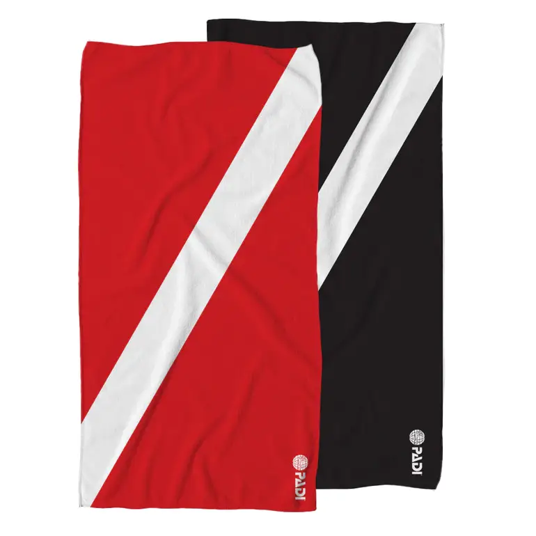 PADI Dive Flag Recycled Plastic Travel Towel