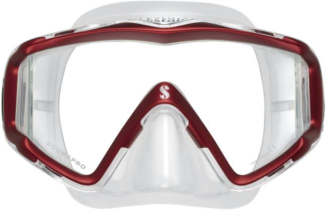 Scubapro CRYSTAL VU MASK CLR/RED 
