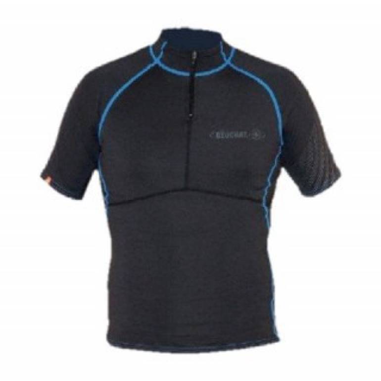 تيشيرت BEUSHAT rash guard short sleeve BLK/dark blue