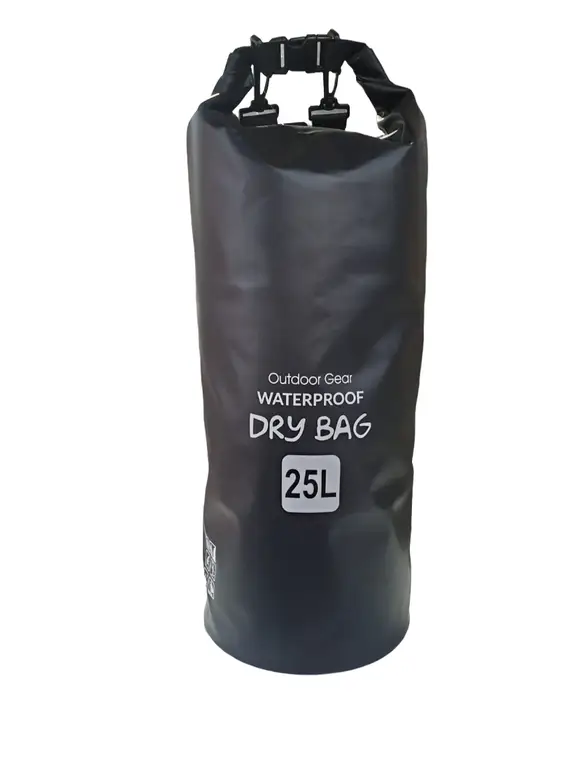 Dry bag seafans 25 Liter black