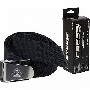 CRESSI Weight Belt Black Meal Bcukle 