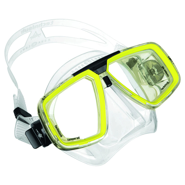  AQUALUNG MASK, LOOK SIL. TR. LIME