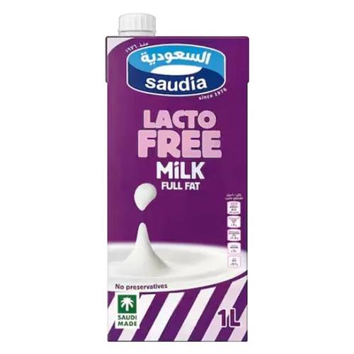 حليب السعودية خالي لاكتوز 1 لتر Saudia Milk Lactos