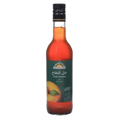 ارض الطبيعه خل تفاح 500مل