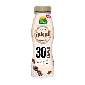 ندى حليب بروتين بالقهوة 320 مل