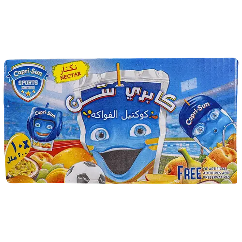 عصير  كابرى سن كوكتيل الفواكه  10*200 مل