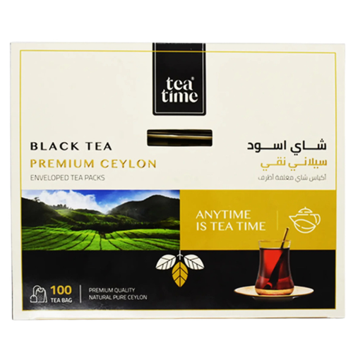 شاي اسود نقي 100 كيس