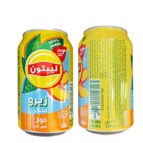 ليبتون خوخ زيرو 310مل Lipton Peach zero
