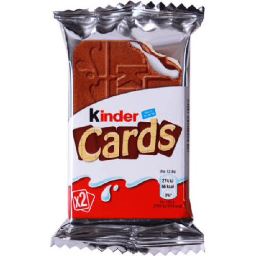 كندر كارد 128جم Kinder cards