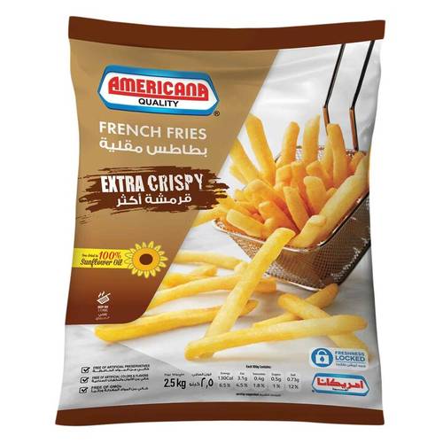 امريكانا بطاطس مقليه مجمده 2.50 كيلو