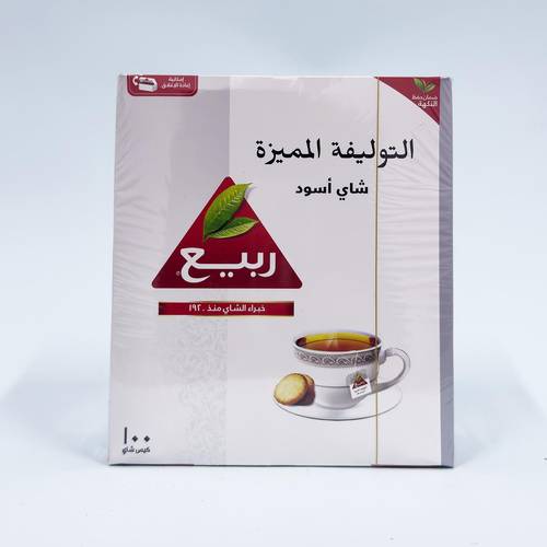 ربيع شاي اسود التوليفة الفاخرة 100كيس
