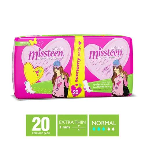 برايفت فوط ميس تين عادي بالاجنحة رقيقة جدا 20حبة Missteen