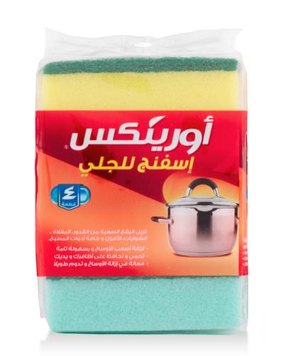 اورينكس اسفنج للجلي 2حبة