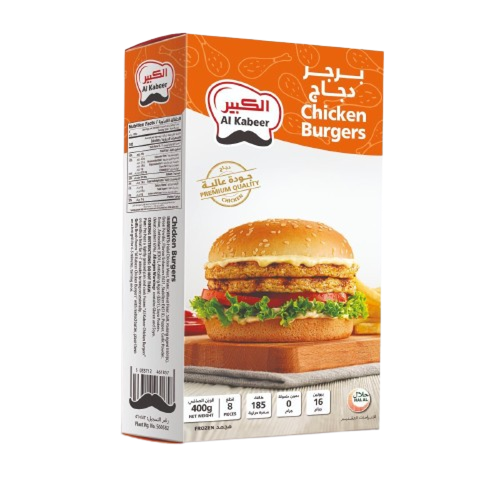 الكبير برجر دجاج 8قطع 400جرام