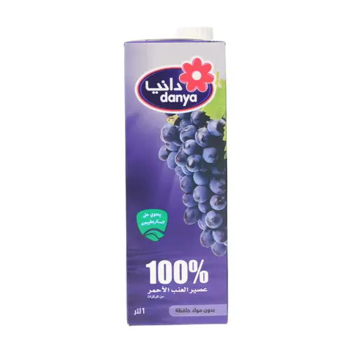 دانيا عصير العنب النقي 1لتر