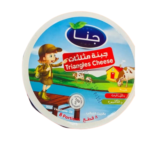 جنا جبن مثلثات 8قطعه Jubn jana