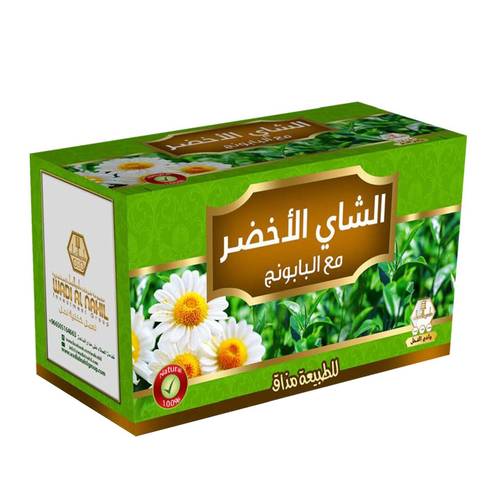 شاي اخضر بالبابونج  وادي النحل 30 كيس