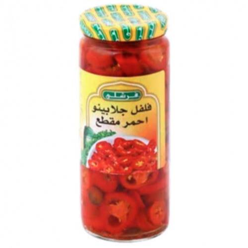فرشلي فلفل جلابينو احمر مقطع 454جرام