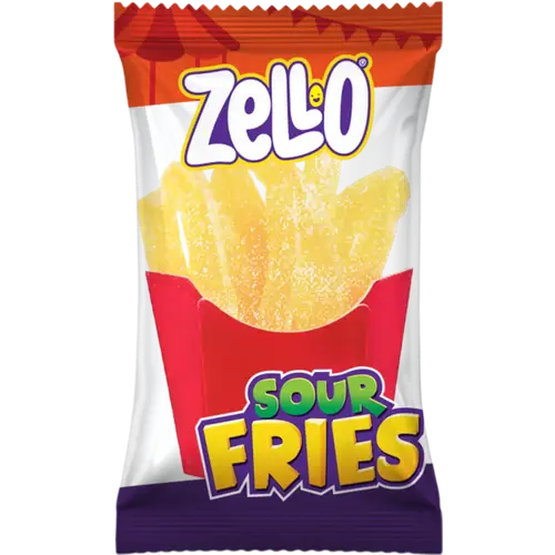 بورقات حلوى جيلي zello بير 22جم