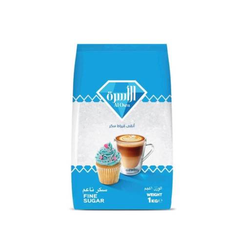 سكر ناعم الاسرة 1كيلو نايلون Suger al osra