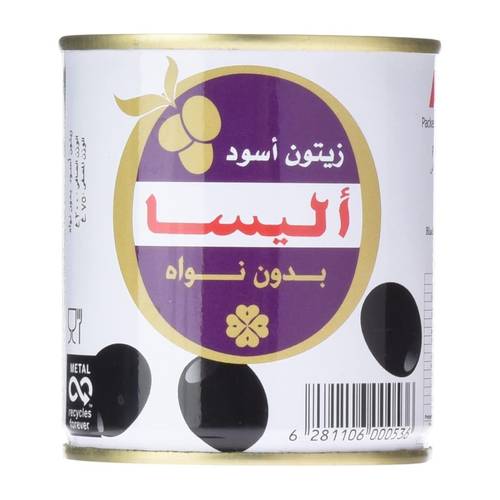 اليسا زيتون اسود بدون عجو 150جم
