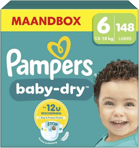 بابمرز حفايض اطفال رقم6 pampers no 6