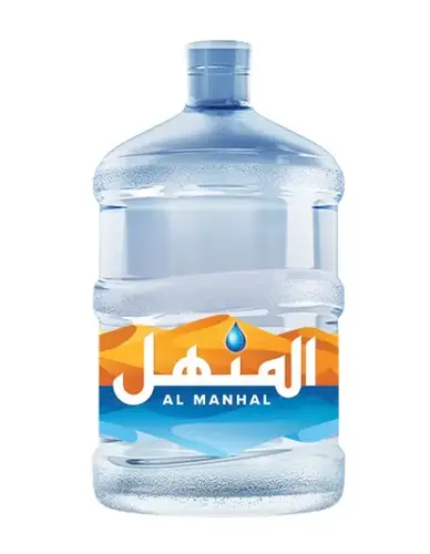 مياه المنهل 5 جالون  manhal new