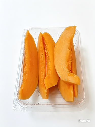 طبق من الشمام المنجاوي المقطع