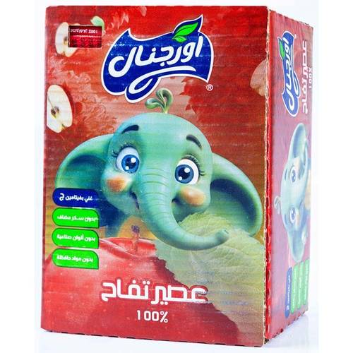 عصير اورجنال نكهه التفاح  18 *125مل