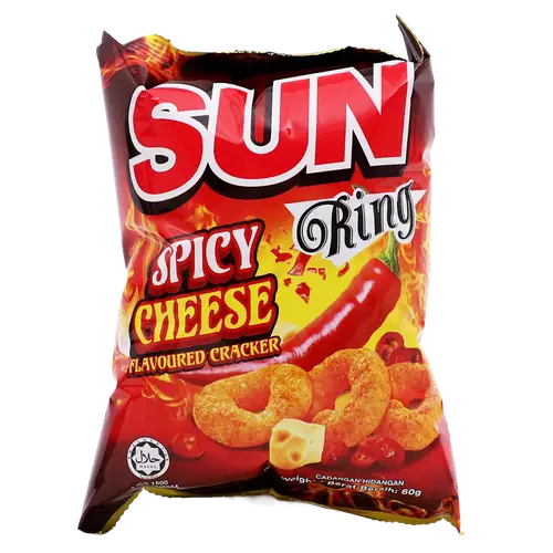 بطاطس صن رنجنز 60جم sun ring spicy
