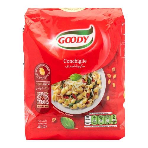 قودي مكرونة اصداف رقم 18 450 جم Goody makruna 18