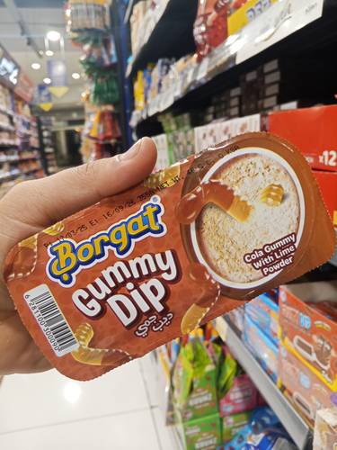 بورقات حلوى جيلي Gummy Dip بير35جم