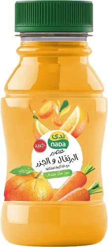 ندى عصير برتقال وجزر 200مل