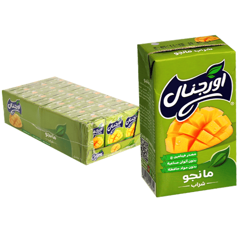 عصير اورجنال نكهة المنجو مع الفواكه المشكله27 *185مل