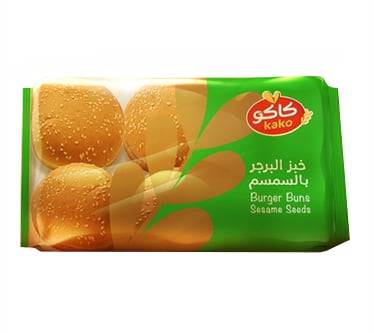 خبز برجر بالسمسم كاكو