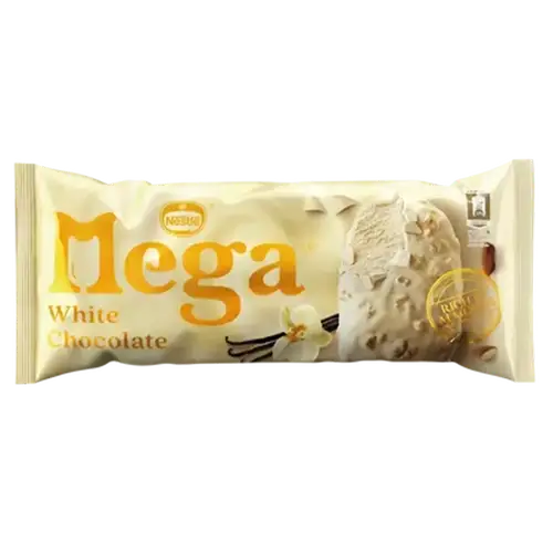 ايسكريم شوكولاته بيضاء ميجا 95جم