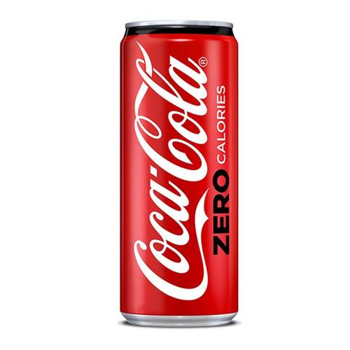كوكا كولا زيرو 245مل Cola zero can