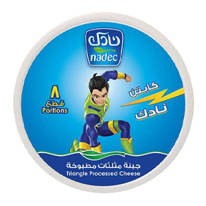 نادك جبنة مثلثات 8قطعة 120جرام