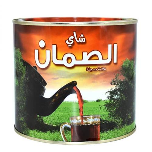 شاي الصمان حديد 360 جرام علبه دائريه