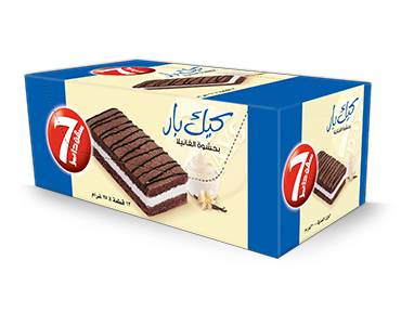 سفن دايز كيك بار بحشوة الفانيلا 25 جرام