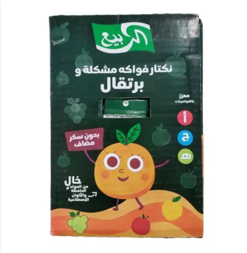 الربيع نكتار فواكه مشكله وبرتقال كرتون 125مل