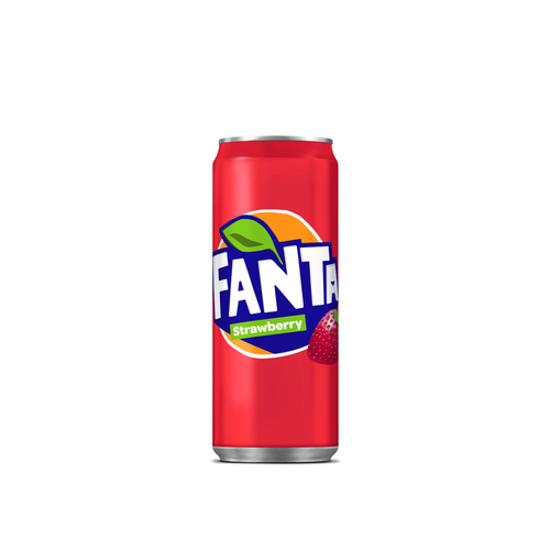 شراب فانتا فراولة علب 250مل Fanta Sta can