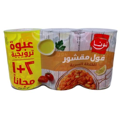 لونا فول مقشور الخلطة السرية 3*450جرام