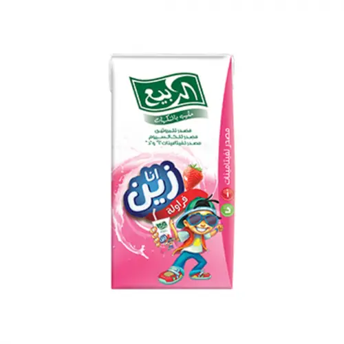 حليب انا زين بالفروالة الربيع 125مل
