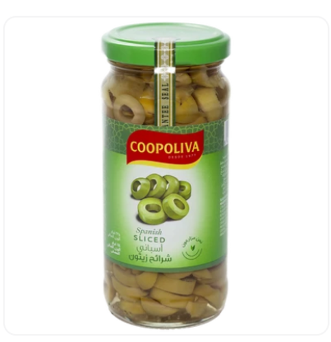 كوبوليفا زيتون شرائح أخضر 114جرام Copoliva green glass