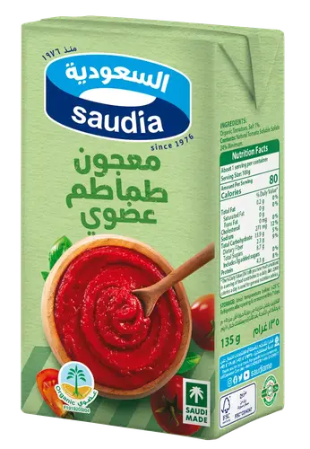معجون طماطم السعوديه عضوي 135جم