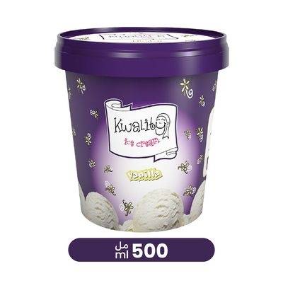 ايس كريم فانيليا كواليتي 500مل
