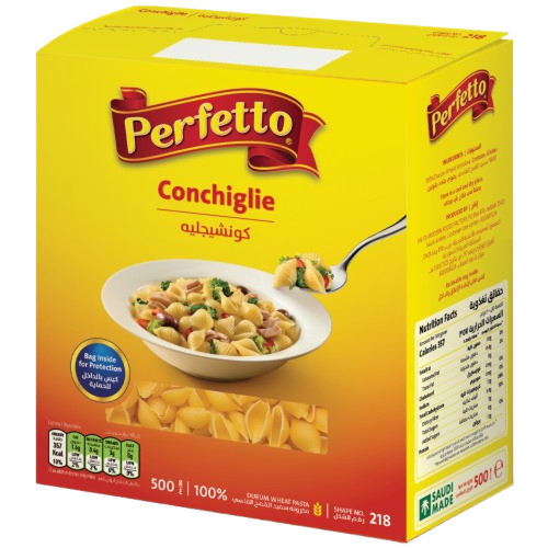 بيرفيتو مكرونة كونشيجليه 500جرام رقم218 Perfetto