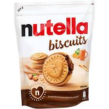بسكويت مقرمش بحشوة  النوتلا 304جم Nutella bis T22